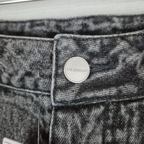 Nike Air Jordan Jeans Mens 30 Denim Pants Black Jumpman HF9291-010 Button Fly - Picture 12 of 16